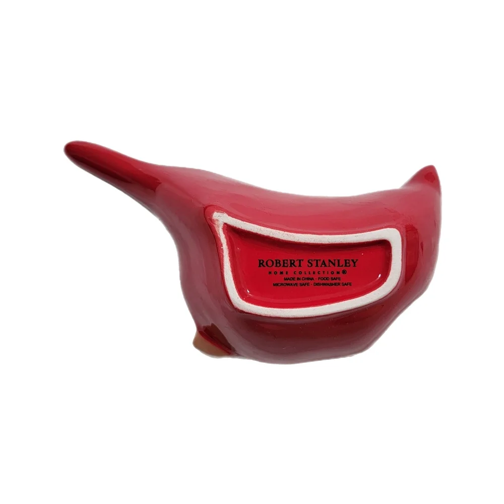 Robert Stanley Cardinal Red Bird Dish Trinket Holder